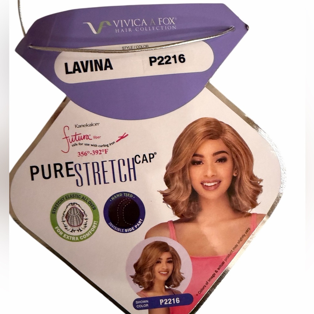 Vivica Fox Pure Stretch Cap Wig - Lavina in color P2216 Blonde